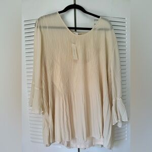 Cream Women's Top